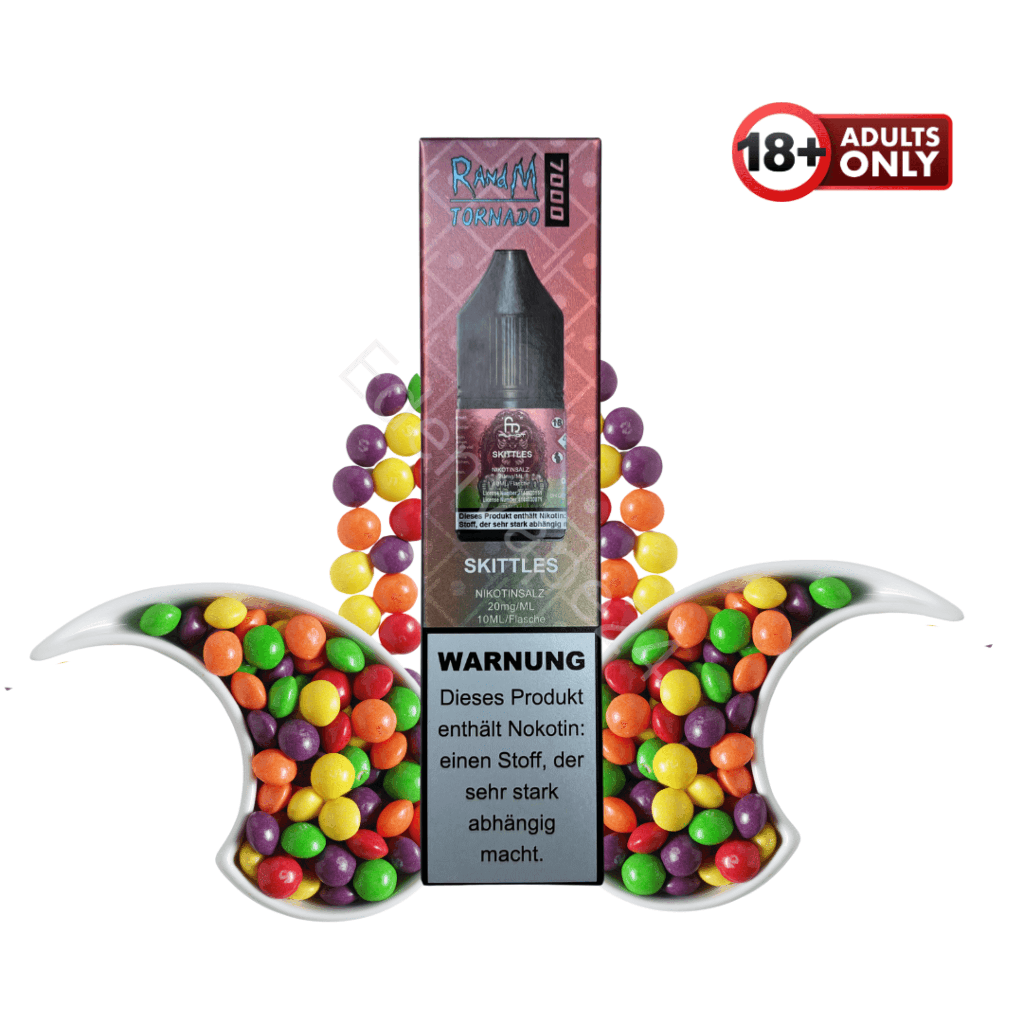 RandM Tornado 7000 Liquid - Skittles - EdenVape24